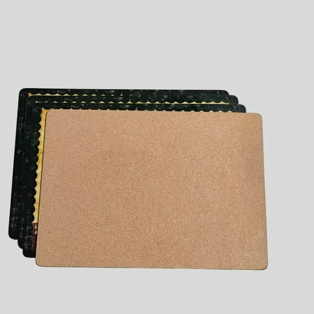 Rooster Poulet Themed Cork Backed Placemats By Dan DiPaolo Set Of 4